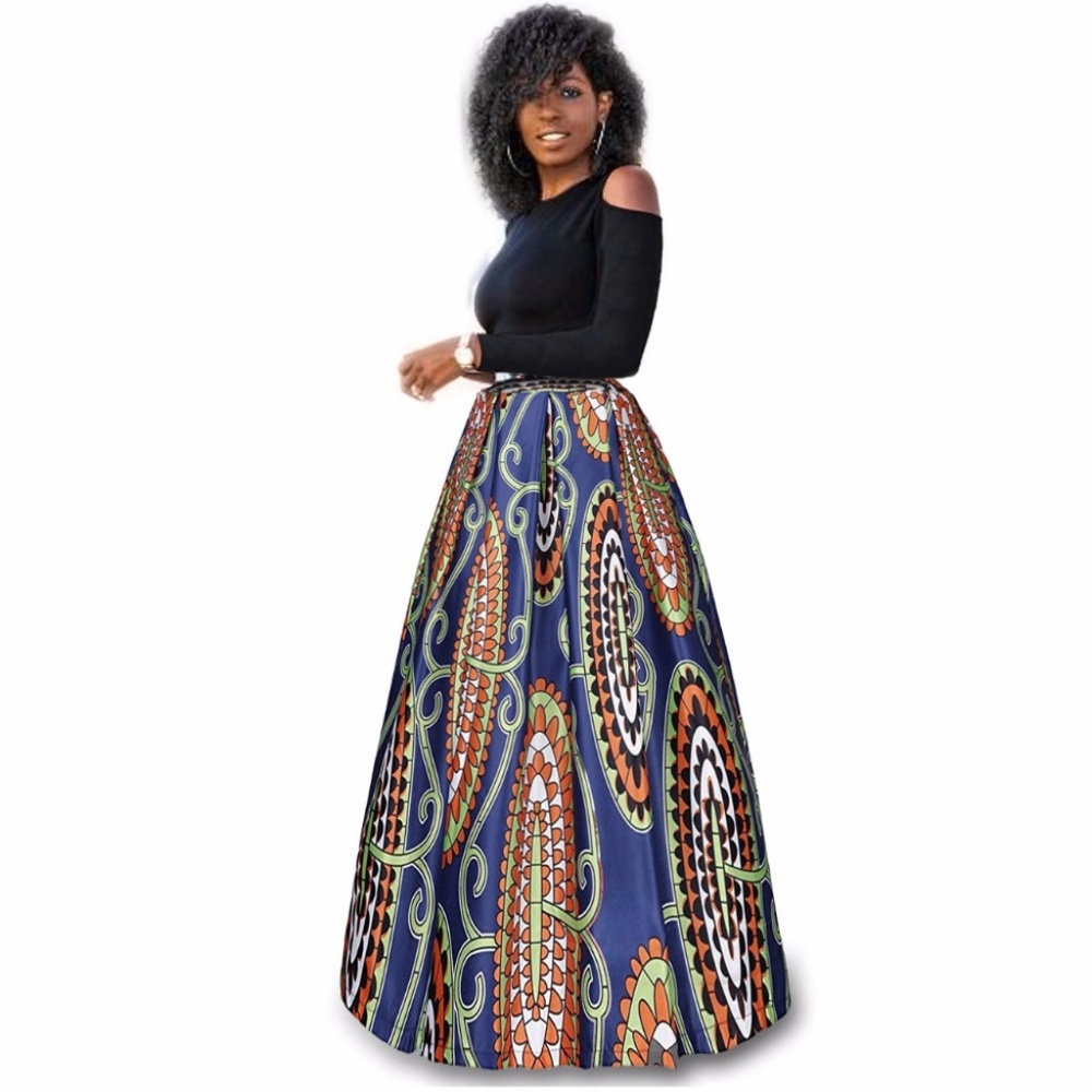 2PC Cold Shoulder Top And Maxi Skirt